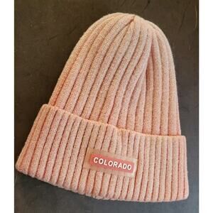 Robin Ruth "Be Noticed" Colorado Original Winter Beanie Sparkly Peach Orange